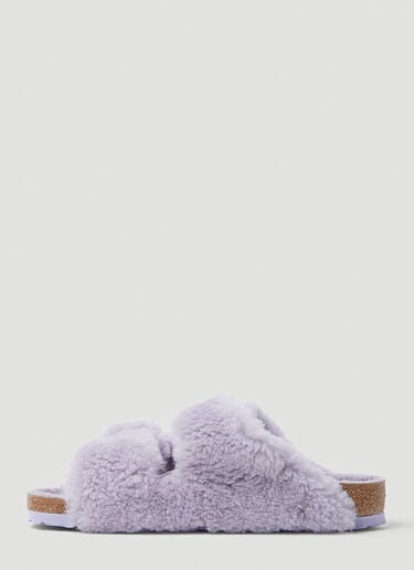 Arizona Big Buckle Shearling Sandals Birkenstock Arizona Big Buckle Shearling Sandals Lilac brk0252018