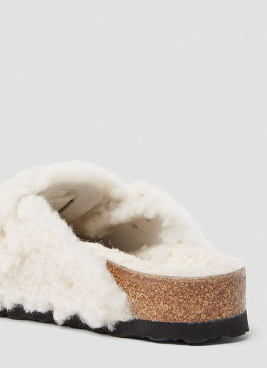 Boston 大号搭扣毛羊皮泰迪屐鞋 Birkenstock Boston 大号搭扣毛羊皮泰迪屐鞋 乳白色 brk0253001