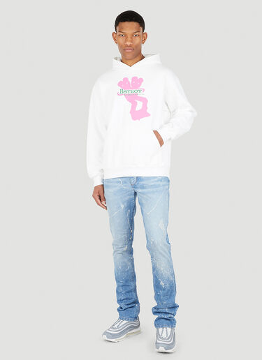 Bstroy Teddy (B).ear Hooded Sweatshirt White bst0350010