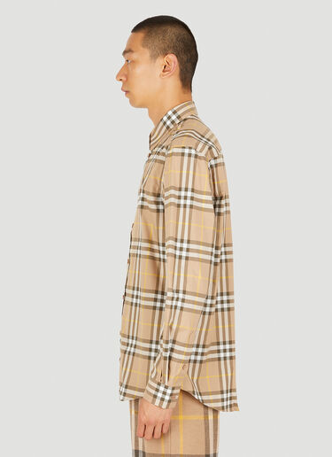 체크 셔츠 Burberry 체크 셔츠 베이지 bur0149038