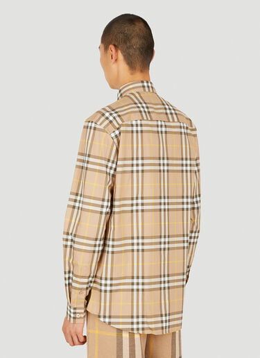 체크 셔츠 Burberry 체크 셔츠 베이지 bur0149038