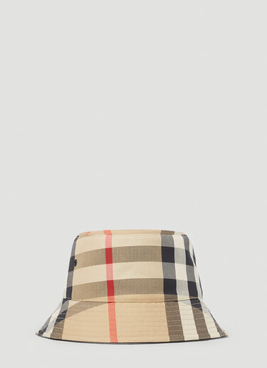 Burberry 格纹渔夫帽 米 bur0152002