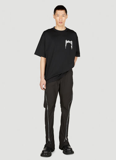 Burberry 徽标印花T恤 黑 bur0152048