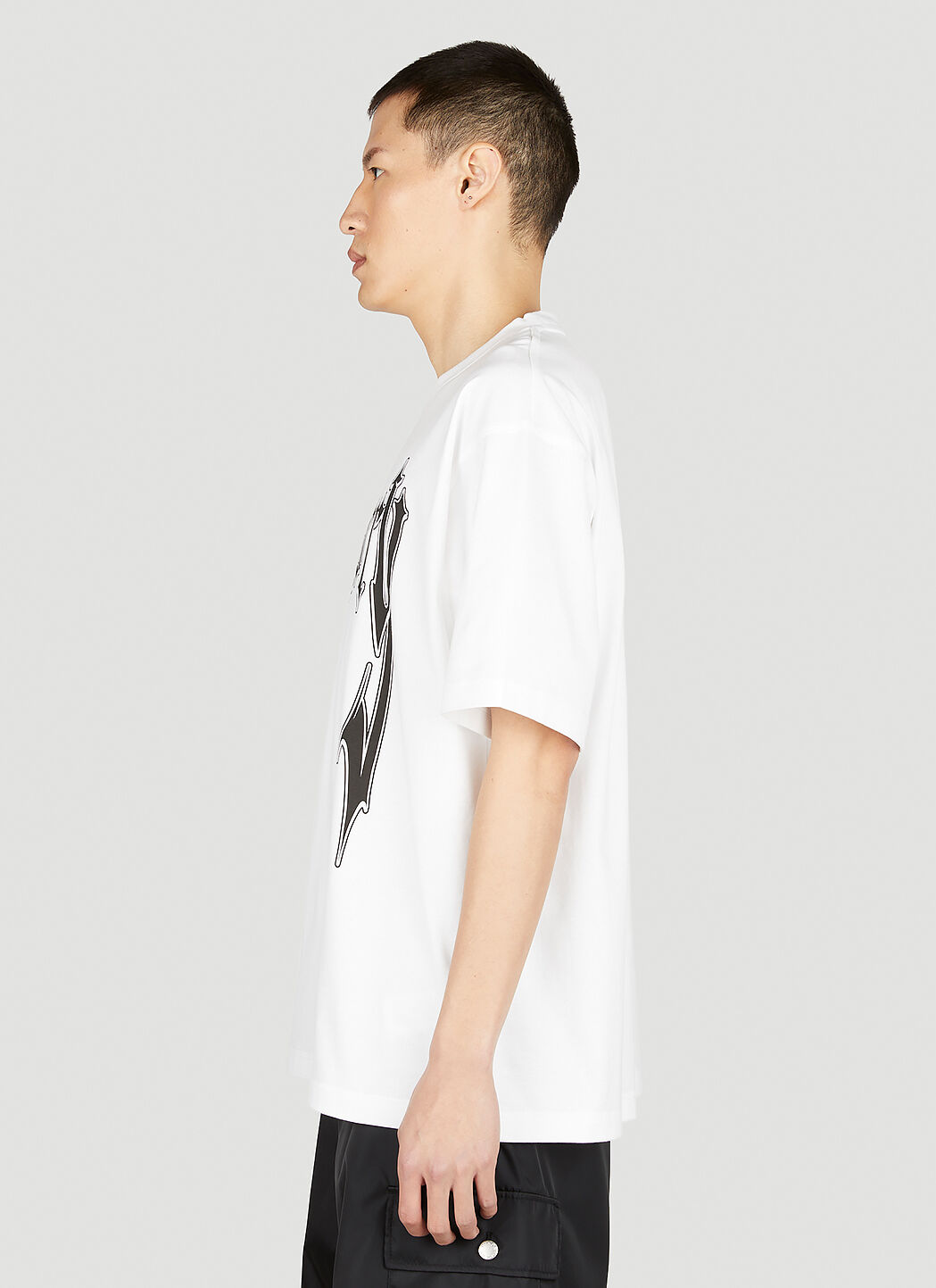 Burberry Men's' Logo Print T-Shirt in White | LN-CC®