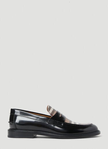 Croftwood Check Loafers Burberry Croftwood Check Loafers Black bur0153032