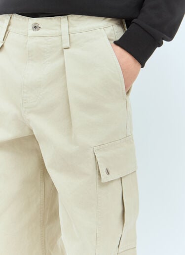 Burberry 면 카고 팬츠 크림 bur0157004