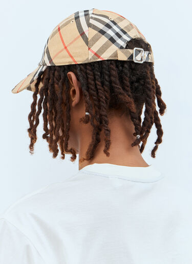 Burberry 格纹棒球帽 米色 bur0157028