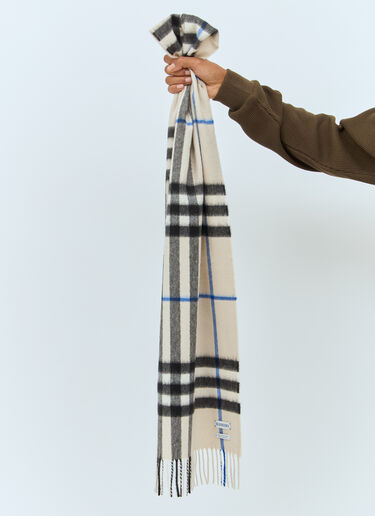 大幅格纹羊绒围巾 Burberry 大幅格纹羊绒围巾 米色 bur0157032