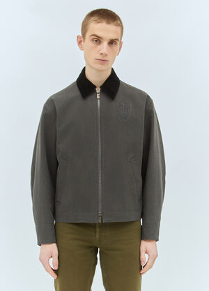 Burberry 棉质帆布夹克 绿色 bur0158001