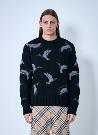 Burberry Duck Wool Sweater Black bur0159010