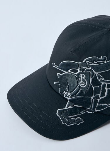 徽标图案棒球帽 Burberry 徽标图案棒球帽 黑色 bur0159049