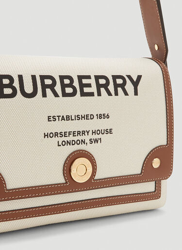 Note Canvas Shoulder Bag Burberry Note Canvas Shoulder Bag Beige bur0243108