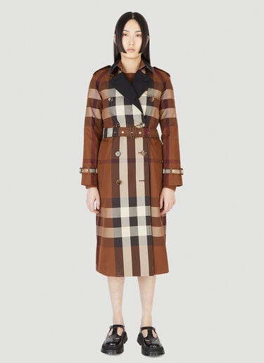 Vintage 格纹风衣 Burberry Vintage 格纹风衣 棕 bur0247013