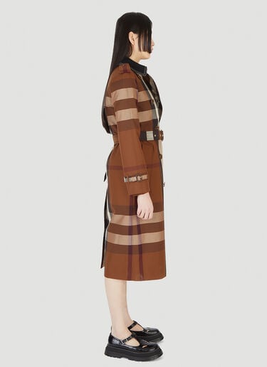Vintage 格纹风衣 Burberry Vintage 格纹风衣 棕 bur0247013
