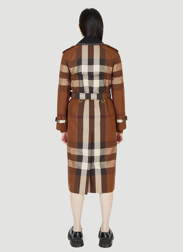 Burberry Vintage 格纹风衣 棕 bur0247013