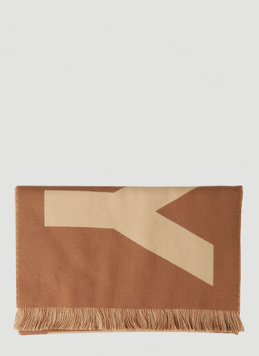 Burberry 徽标围巾 米 bur0249086