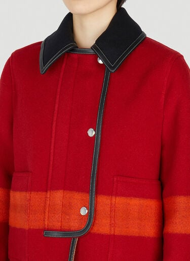 Aldbury 对比色饰边夹克 Burberry Aldbury 对比色饰边夹克 红色 bur0251006