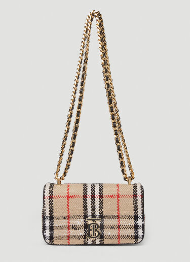 Mini Lola Vintage Check Shoulder Bag Burberry Mini Lola Vintage Check Shoulder Bag Beige bur0251046
