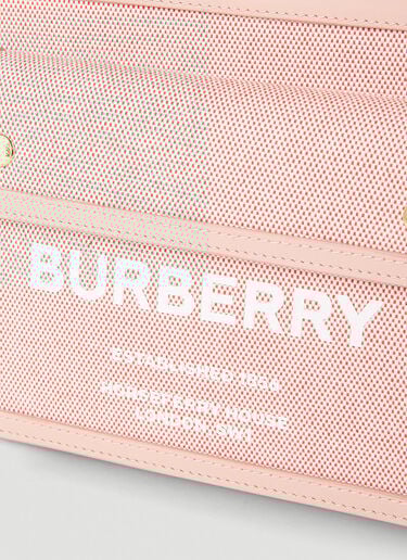 Logo Print Pocket Tote Bag Burberry Logo Print Pocket Tote Bag Pink bur0251062