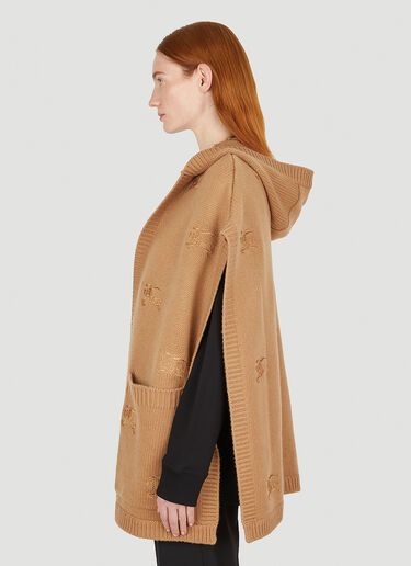 Burberry 니트 후드 케이프 카멜 bur0251095