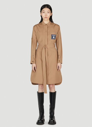 Prorsum Shirt Dress Burberry Prorsum Shirt Dress Camel bur0252010