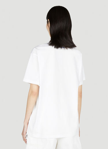 Burberry Logo Print T-Shirt White bur0252013