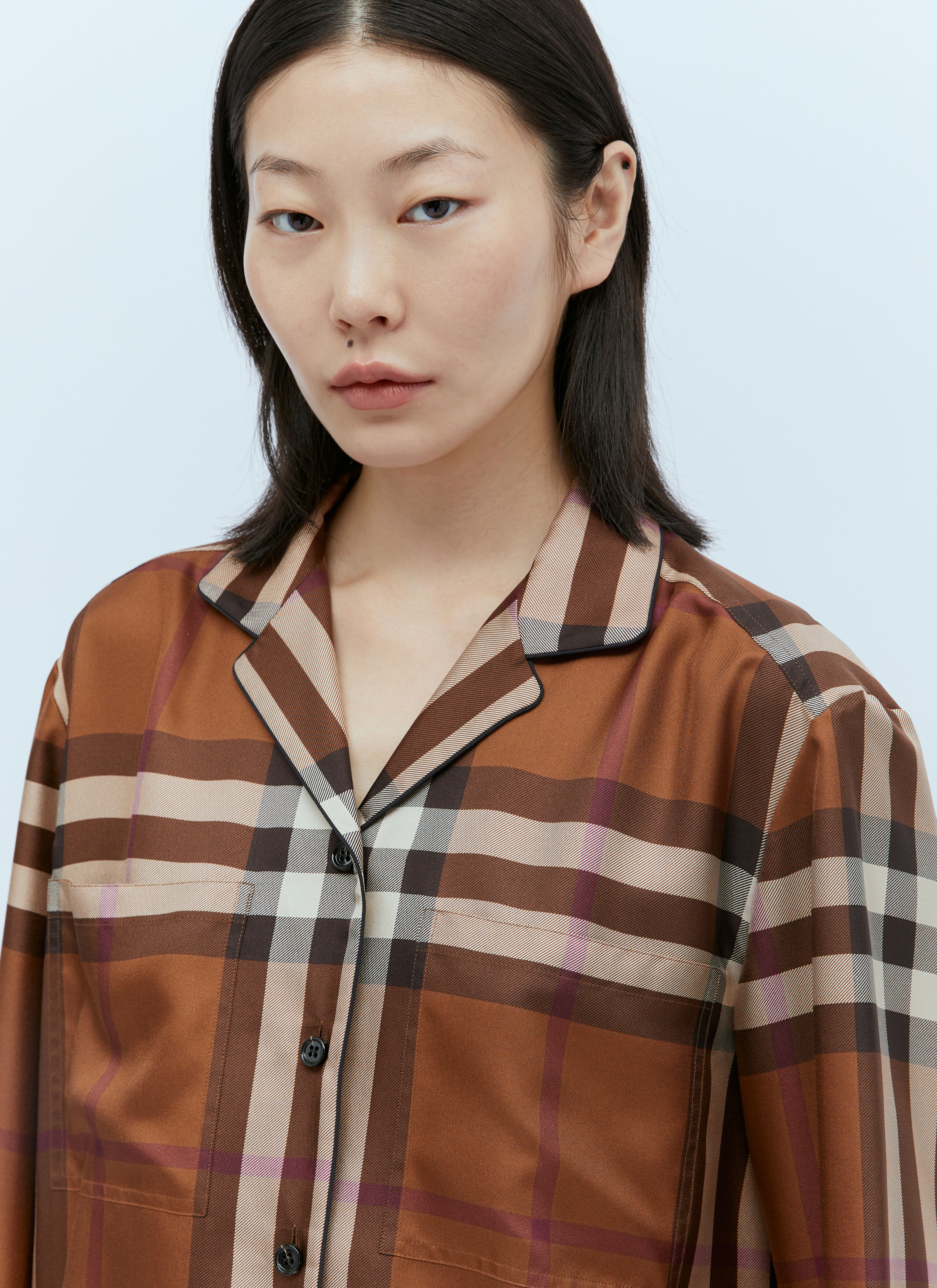 Burberry レディース ジャッキーチェックパジャマシャツ の