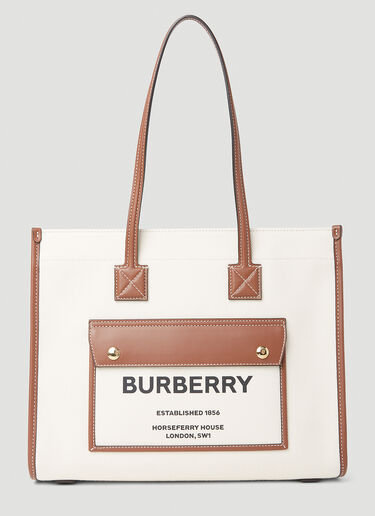 Burberry 스몰 프레야 토트백 천연 bur0253046