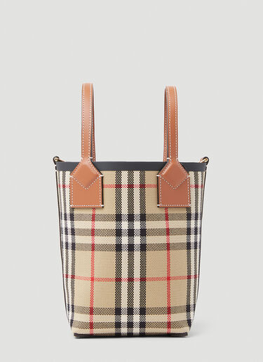 런던 체크 토트백 Burberry 런던 체크 토트백 베이지 bur0253074