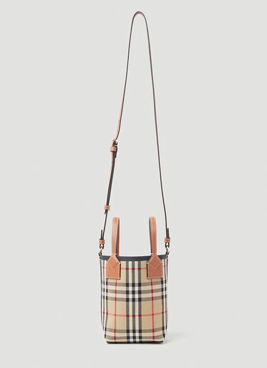런던 체크 토트백 Burberry 런던 체크 토트백 베이지 bur0253074