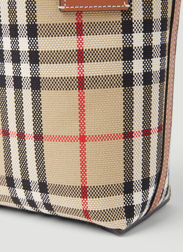 런던 체크 토트백 Burberry 런던 체크 토트백 베이지 bur0253074