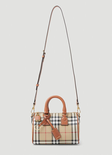 체크 미니 볼링백 Burberry 체크 미니 볼링백 베이지 bur0253088