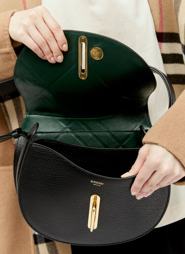 Burberry 迷你摇马单肩包  黑色 bur0255088