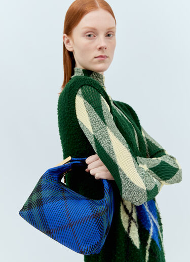 Burberry 미니 페그 더플 핸드백 블루 bur0255098