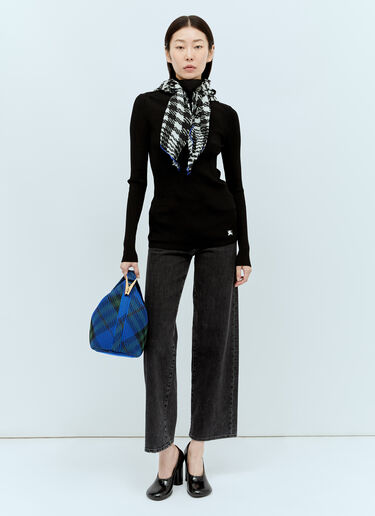 미디엄 페그 더플 핸드백 Burberry 미디엄 페그 더플 핸드백 블루 bur0255100