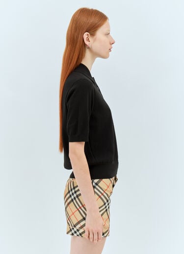 Burberry 针织 Polo 衫 黑色 bur0257001