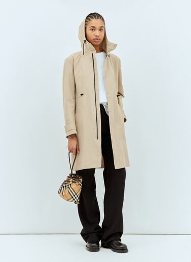 Check Drawstring Pouch Burberry Check Drawstring Pouch Beige bur0257028