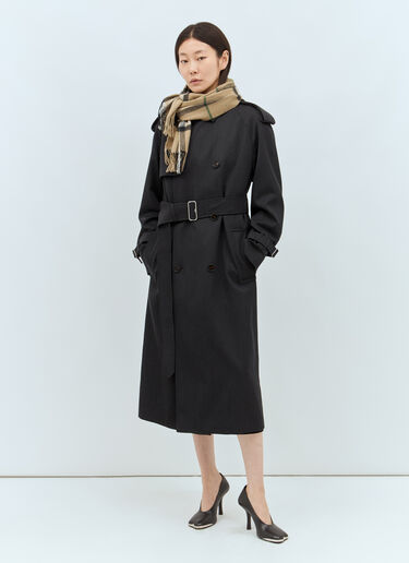Giant Check Cashmere Scarf Burberry Giant Check Cashmere Scarf Beige bur0257034