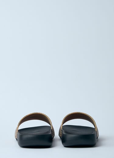 Burberry 체크 다이브 슬라이드  베이지 bur0259015