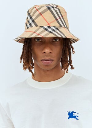 Burberry 格纹渔夫帽 米色 bur0357001
