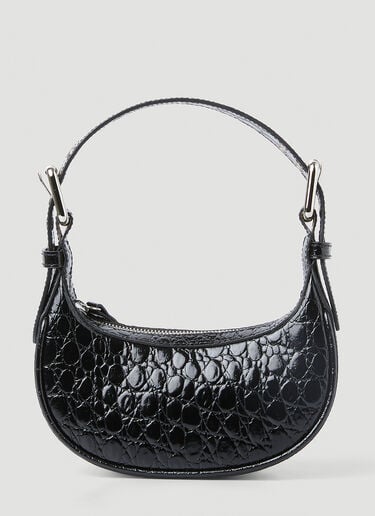 Soho Circular Mini Shoulder Bag BY FAR Soho Circular Mini Shoulder Bag Black byf0248006