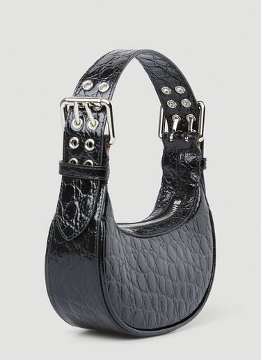 Soho Circular Mini Shoulder Bag BY FAR Soho Circular Mini Shoulder Bag Black byf0248006