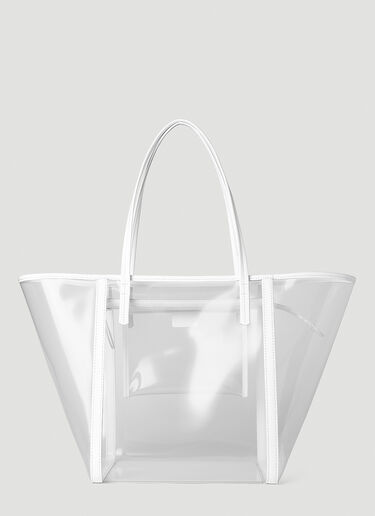 BY FAR 클럽 투명 토트백 Transparent byf0252022