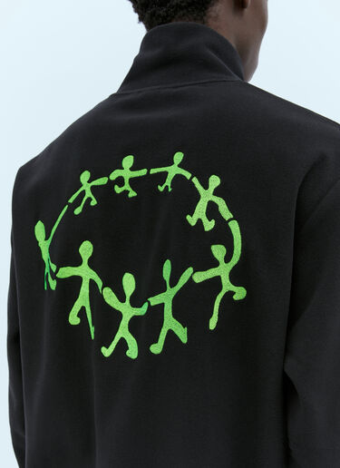 Turn Around Quarter-Zip Sweatshirt Carne Bollente Turn Around Quarter-Zip Sweatshirt Black cbn0354006