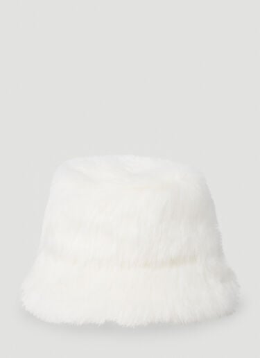 Comme des Garçons SHIRT Furry Bucket Hat White cdg0152011