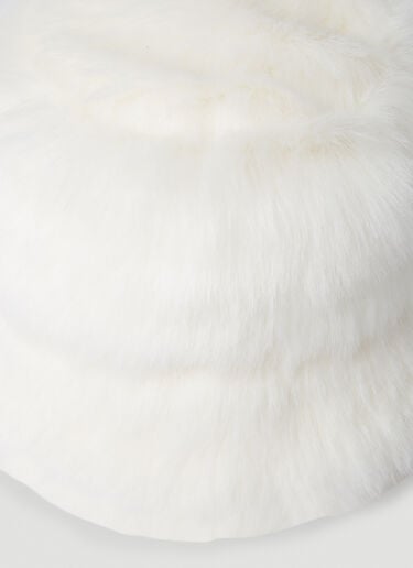 Comme des Garçons SHIRT Furry Bucket Hat White cdg0152011