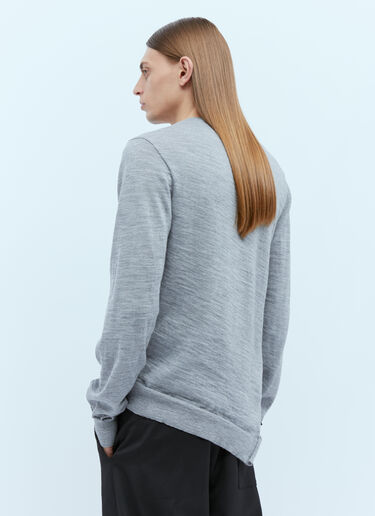 x Lacoste 徽标刺绣毛衣 Comme des Garçons SHIRT x Lacoste 徽标刺绣毛衣 灰色 cdg0154003