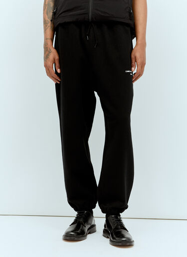 로고 프린트 트랙 팬츠 Comme des Garçons Homme 로고 프린트 트랙 팬츠 블랙 cdh0156015