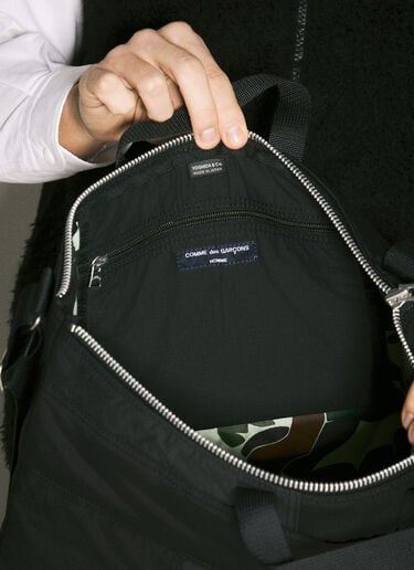 Comme des Garçons Homme Logo Patch Tote Bag Black cdh0158006