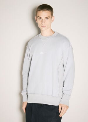 Comme des Garçons Homme 徽标刺绣 T 恤 灰色 cdh0158013